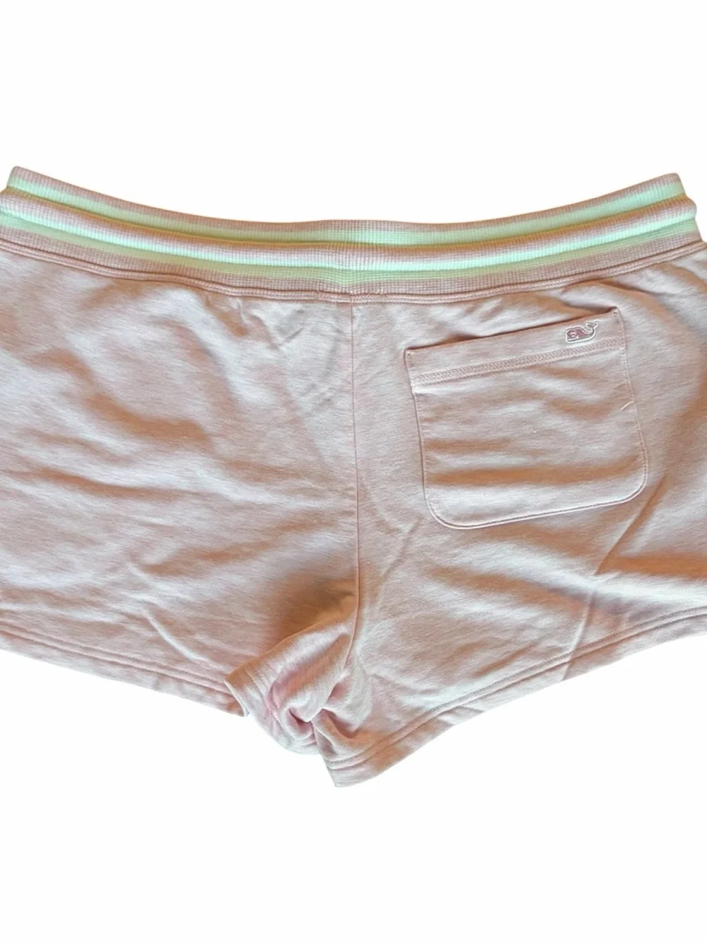 Vineyard‎ Vines Pink Stripe Waistband Athletic Shorts